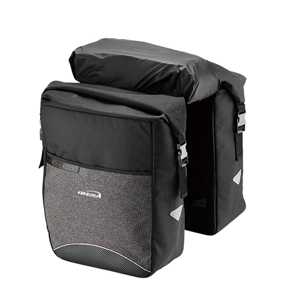 IBERA M-I-K - Pannier Bags - 38x16x50cm - 52L Holds Battery up to 36cm length