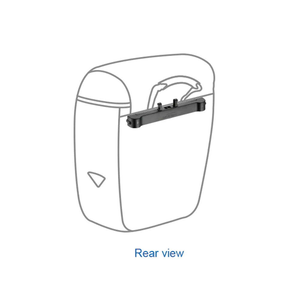 IBERA G-2 Adaptor Kit Female - for IBBA28 and other panniers by drilling