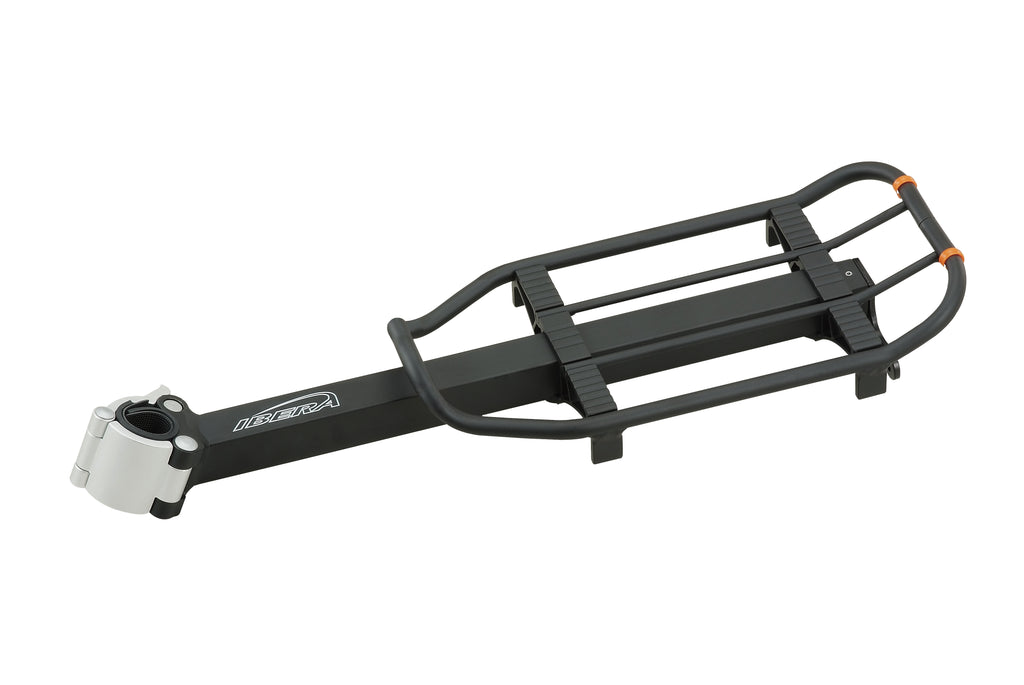 IBERA Pannier Rack - Pak Rak Mini - Seatpost Mount 27.2 - 34mm - Suits Ibba12 - Max 10Kg