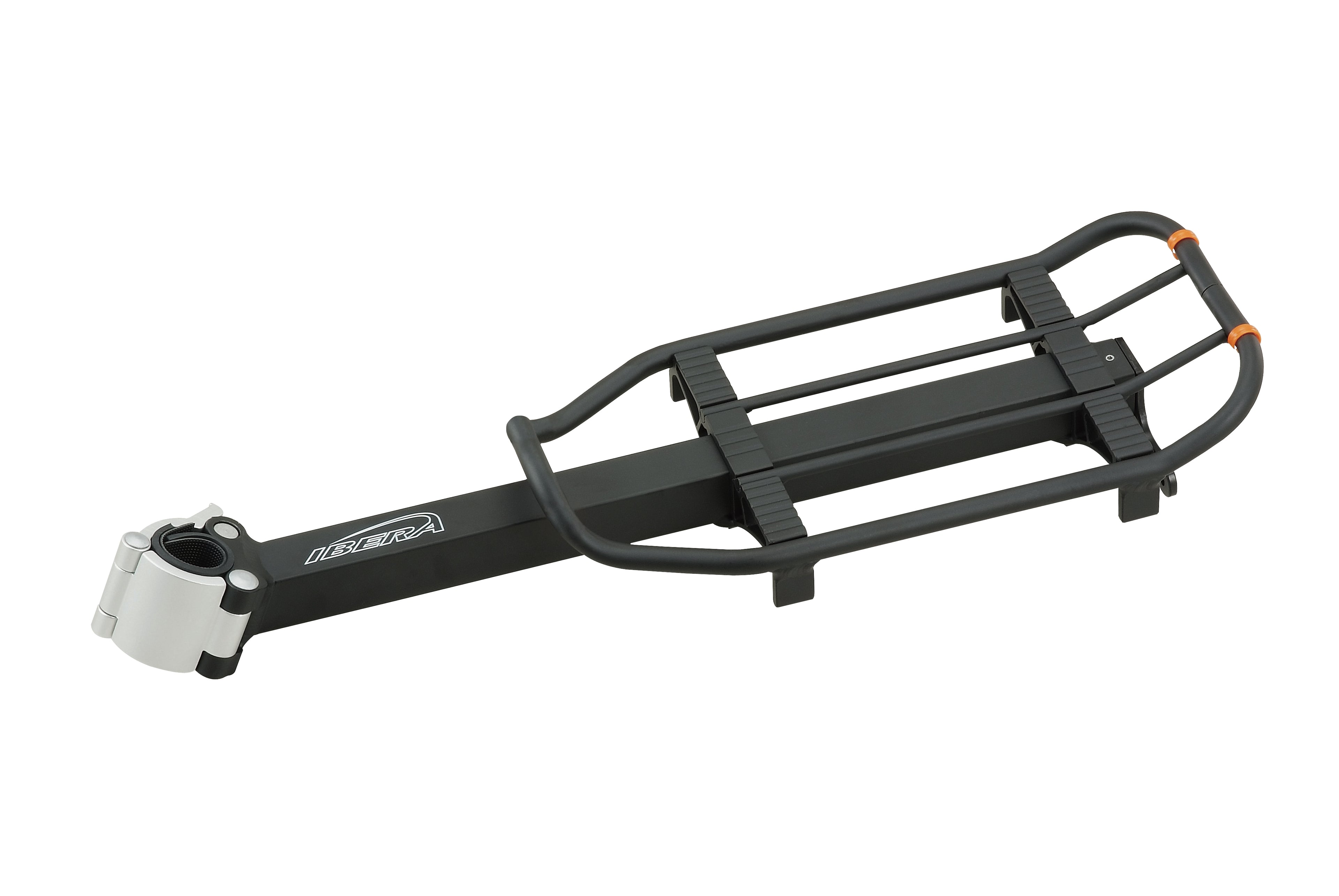 IBERA Pannier Rack - Pak Rak Mini - Seatpost Mount 27.2 - 34mm - Suits Ibba12 - Max 10Kg