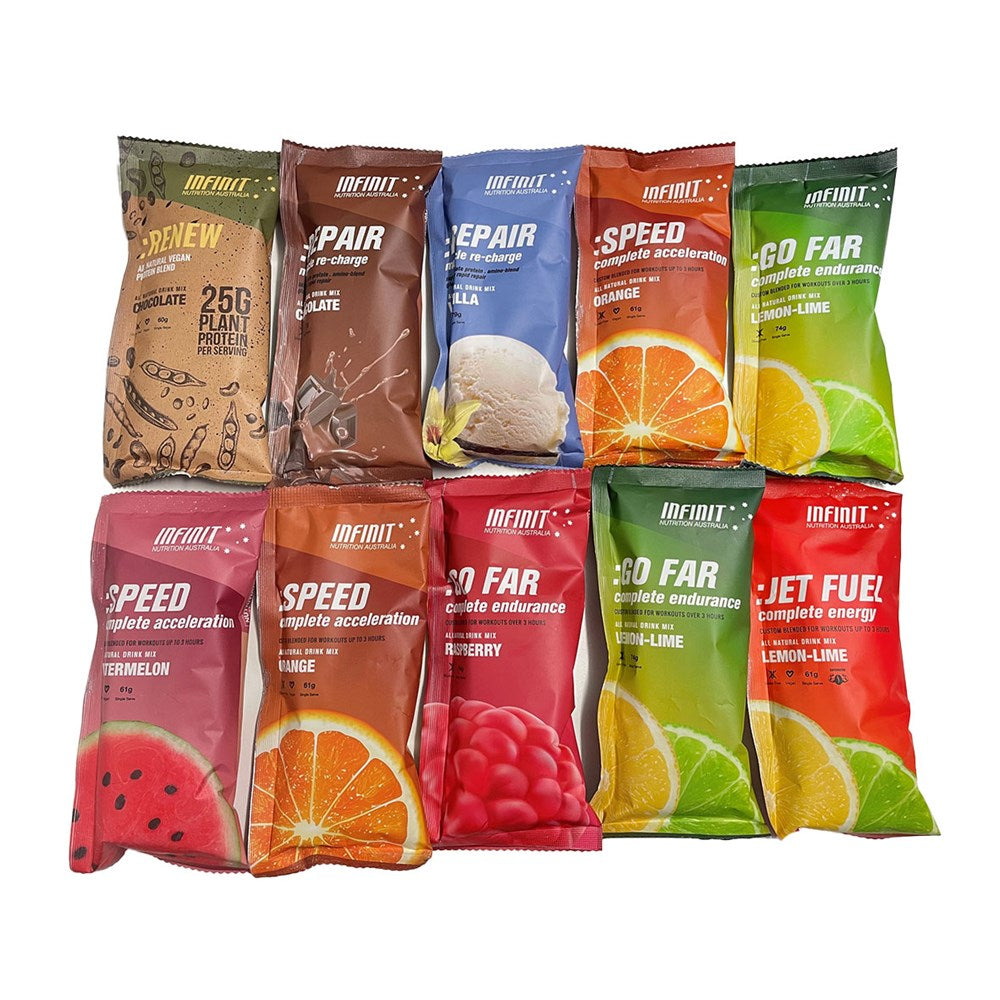 INFINIT NUTRITION Sample Pack - Mix of 10x Single Serves