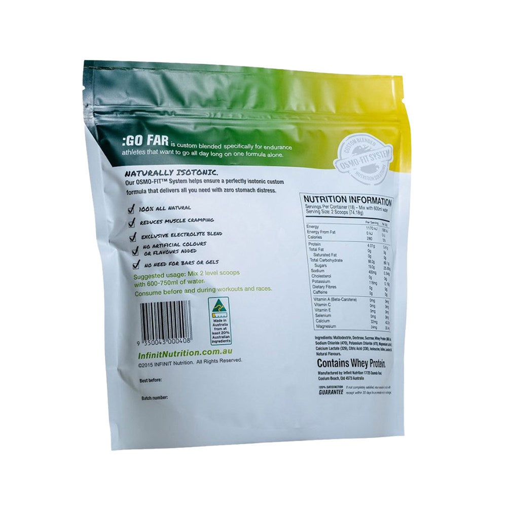 INFINIT Go Far - Lemon Lime - Bag 1.33kg
