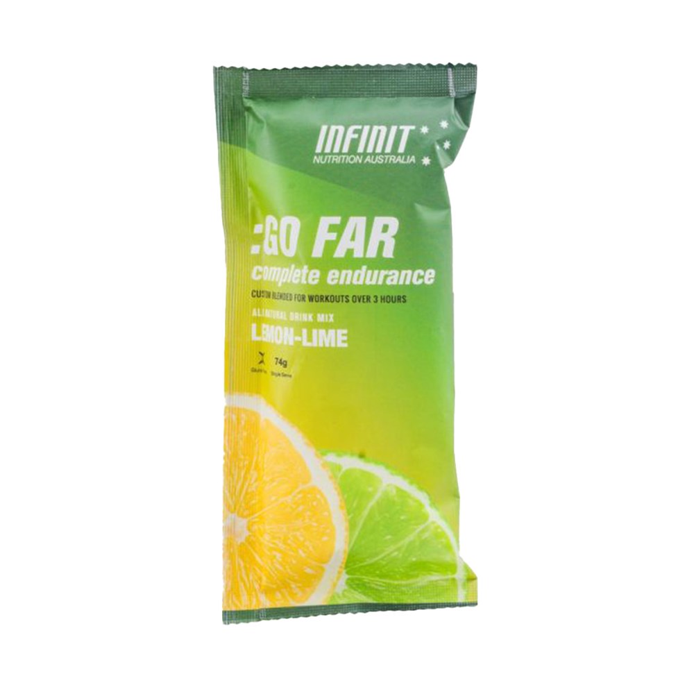 INFINIT Go Far - Lemon Lime - 10 Packs - Single Serve - 74g