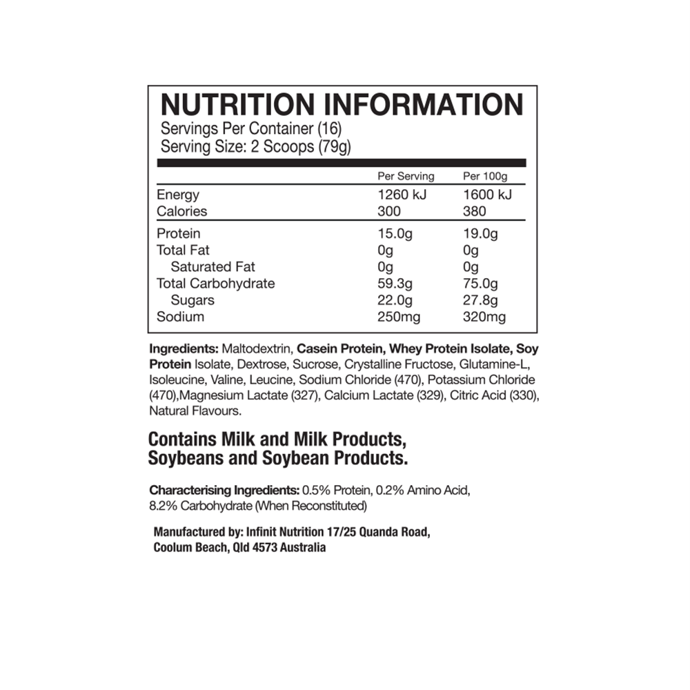INFINIT Repair - Vanilla - Bag 1.26kg