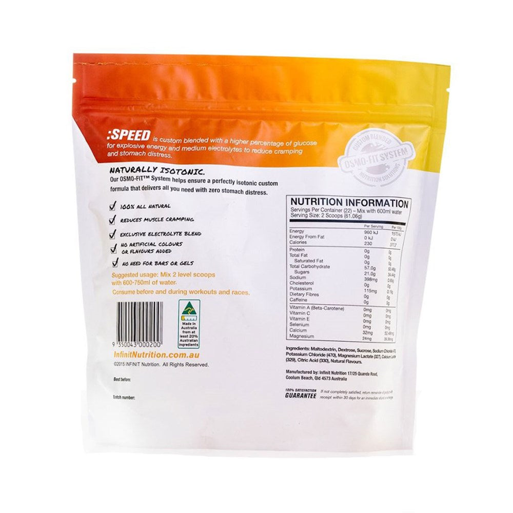 INFINIT Speed - Orange - Bag 1.33kg