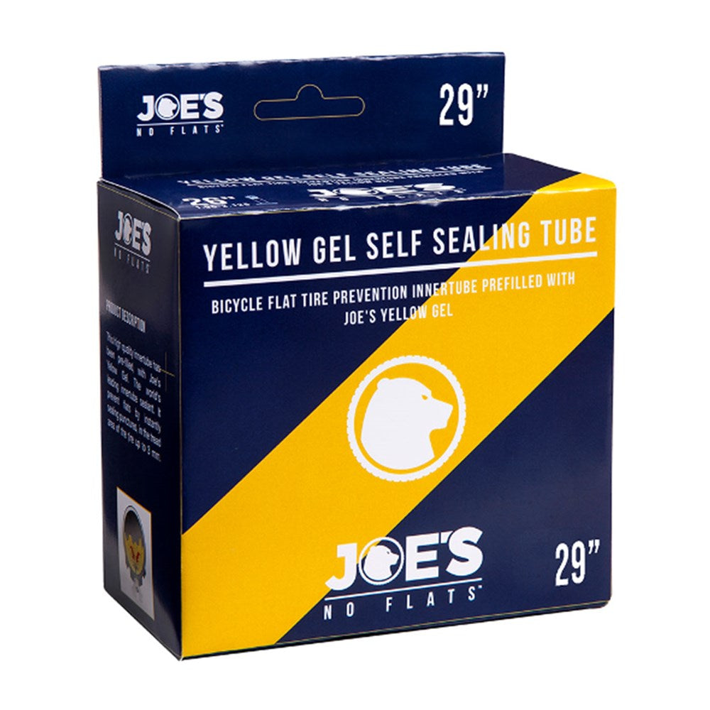 JOES NO-FLATS Yellow Gel Self-Sealing Tube - 29 x 1.9/2.35 PV 48mm