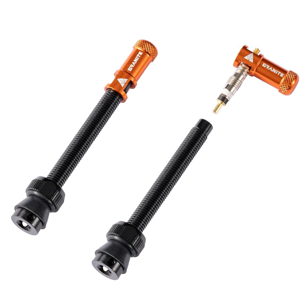 GRANITE JUICY - Valve stem with Juicy valve cap 60mm - 2PC - Oil Slick