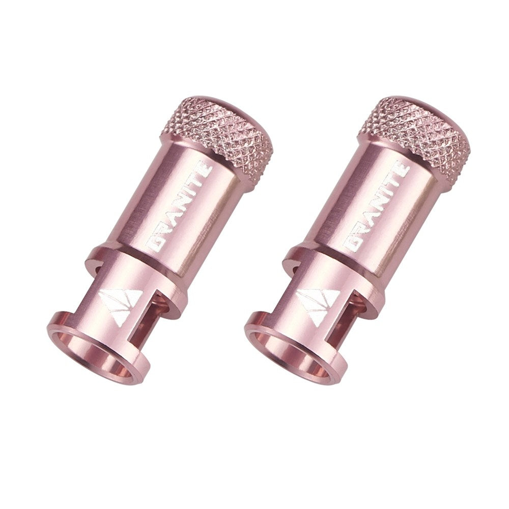 GRANITE JUICY - CNC Presta Valve Cap with valve core remover - 2PC - Blue