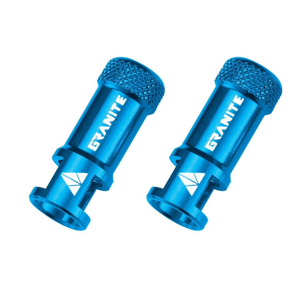 GRANITE JUICY - CNC Presta Valve Cap with valve core remover - 2PC - Pink
