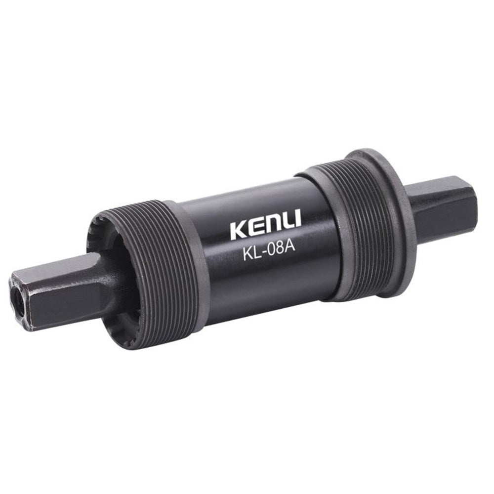 KENLI Cartridge BB - Steel Cup Tube - Steel Axle - BC 1.37x24T Thread - 68mm Shell - 165mm Axle