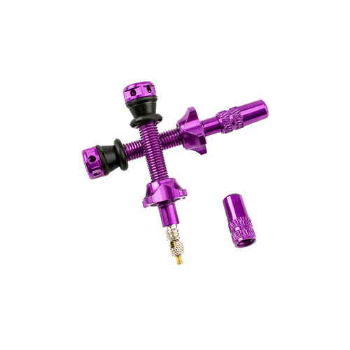 RYFE Tubeless Valves - High Flow Presta - Blue 44mm - Pair
