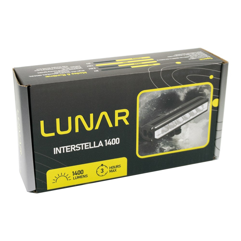 LUNAR Front Light - INTERSTELLAR 1400 - 1400 Lumens - Lightbar USB-C