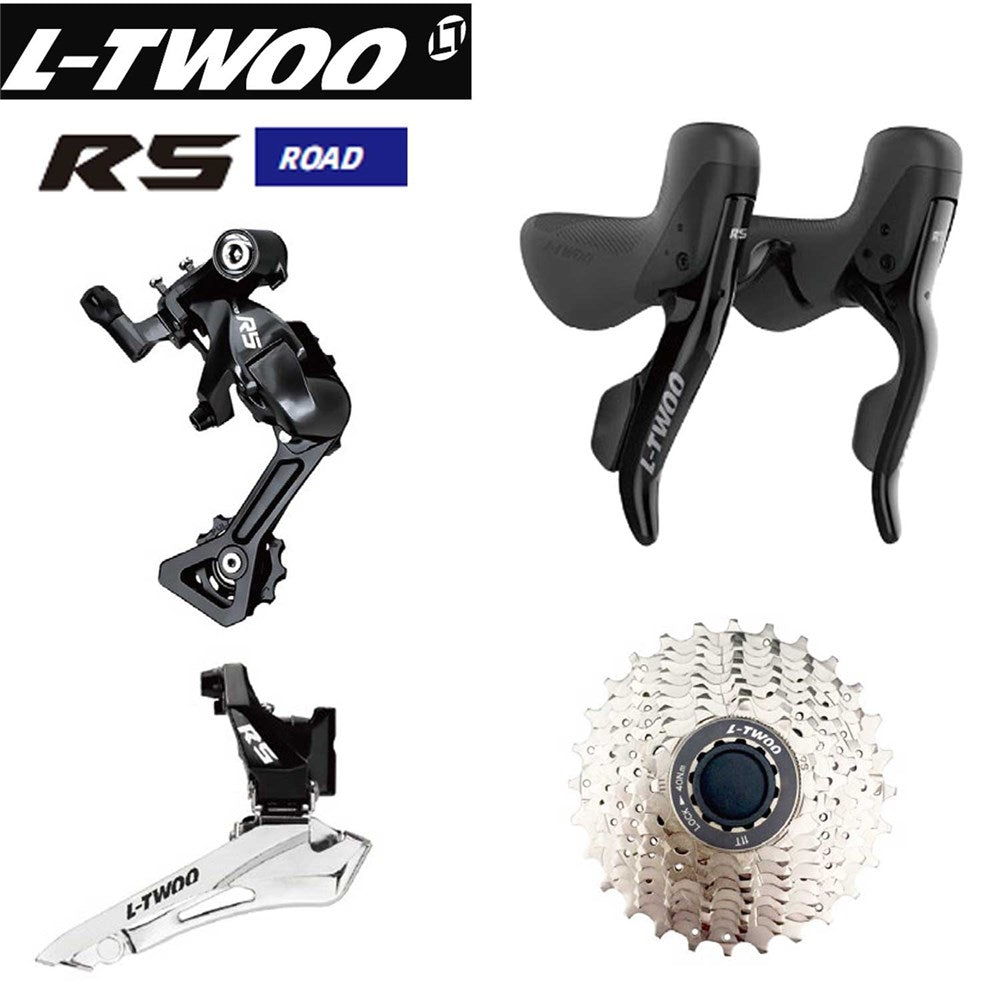 LTWoo Road Lever - R5 Series - 2x9 - Shift Brake Lever Set & Rear Derailleur - R511-32T - 11-32T 9 Spd ATA Cassette