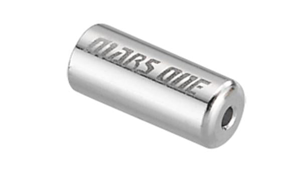 MARS ONE Alloy End Caps Ferrules - 5mm - Silver - 100Pc Bottle