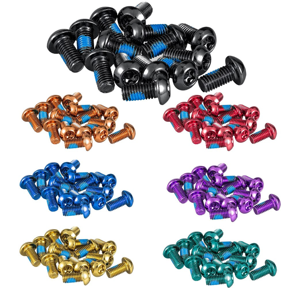 FUNN Disc Rotor Bolts - 10mm M5 - 15pc Purple