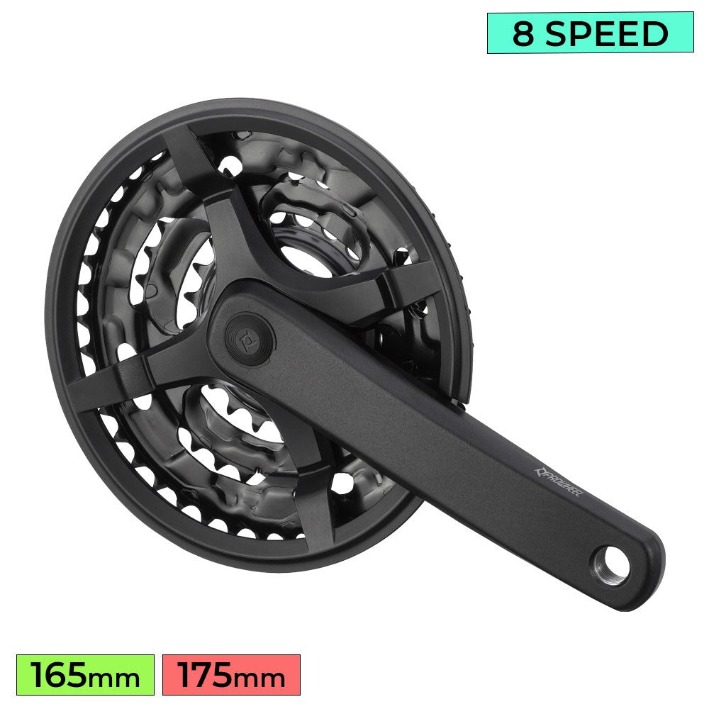 PROWHEEL MTB Crankset - CY03 3x8 speed w/ Plastic Guard - 170mm 42/32/22