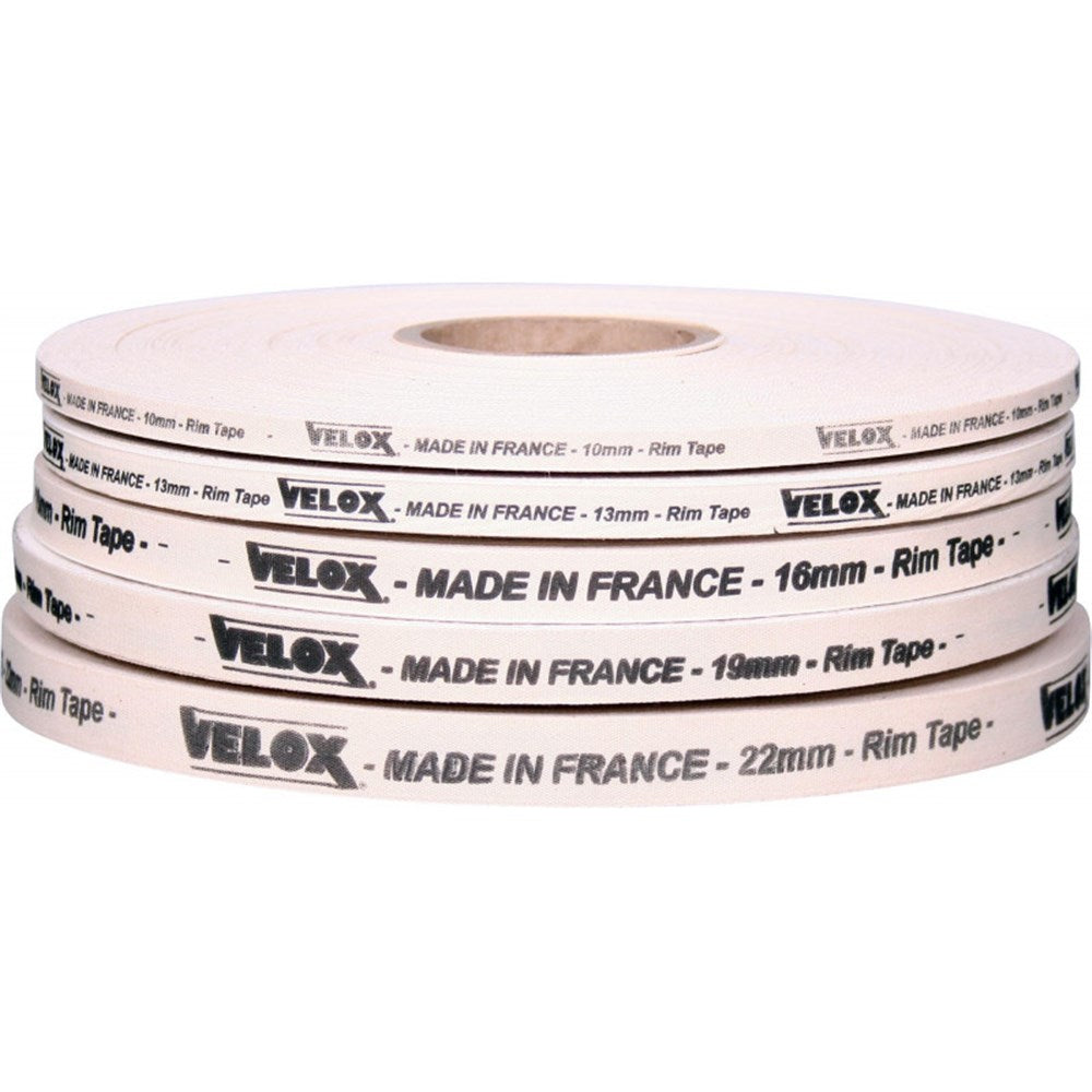 VELOX Deluxe Cotton Rim Tape - 22mm x 100m Spool