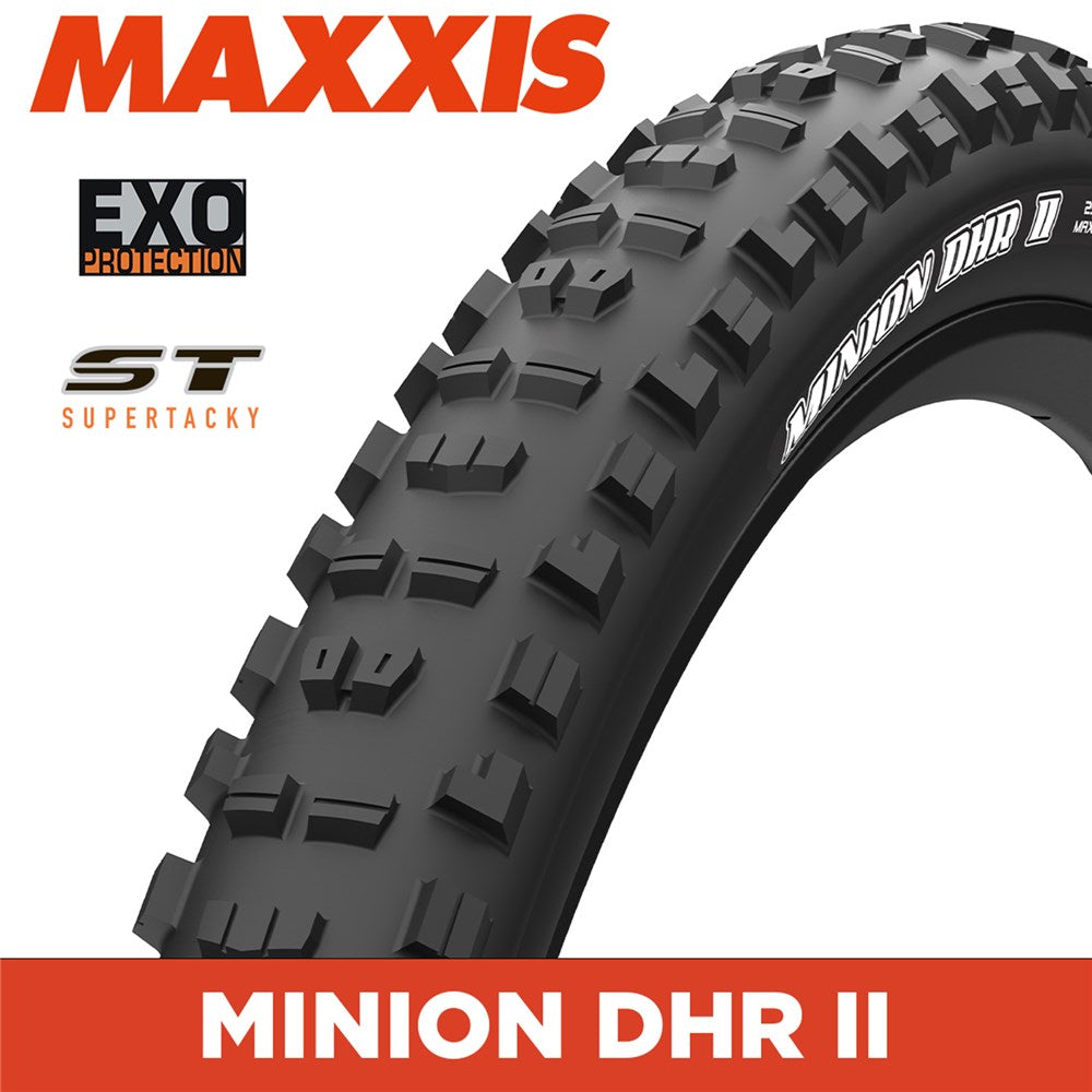 MAXXIS MOUNTAIN - MINION DHR II - 26X2.40 - EXO / ST - Foldable 60 TPI E25