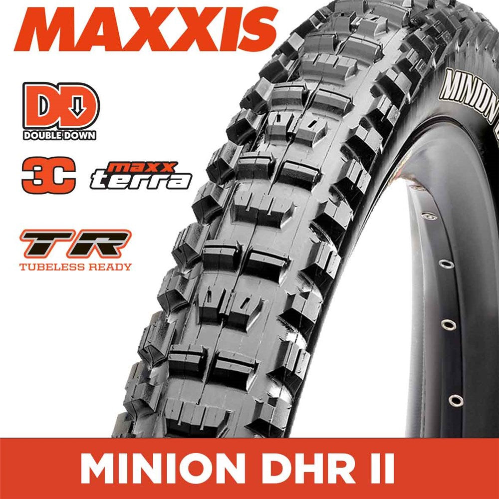 MAXXIS Minion DHR II - 29 X 2.60 WT Folding DD 2X120TPI 3C MaxxTerra TR