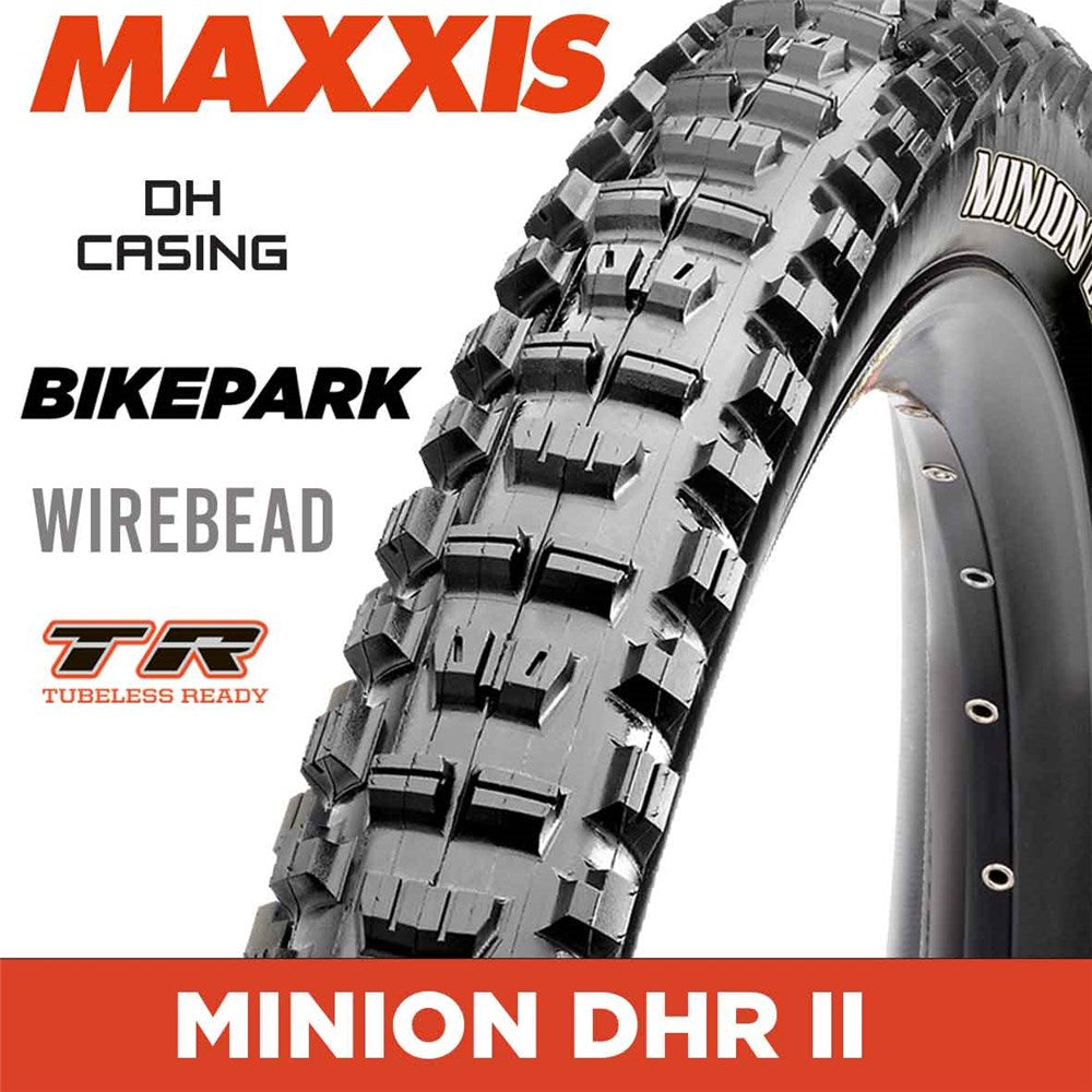 MAXXIS DOWNHILL - MINION DHR II - 27.5x2.50 - BIKEPARK / DH / TR - Wire 60X2 TPI E25