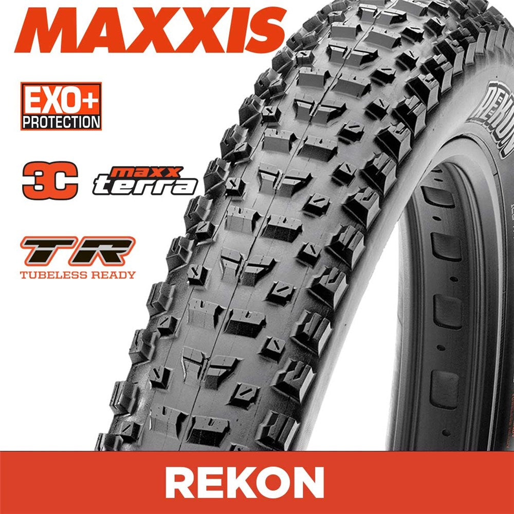 MAXXIS PLUS TIRE - REKON+ - 27.5X2.80 - 3C MaxxTerra / EXO+ / TR - Foldable 60 TPI E25