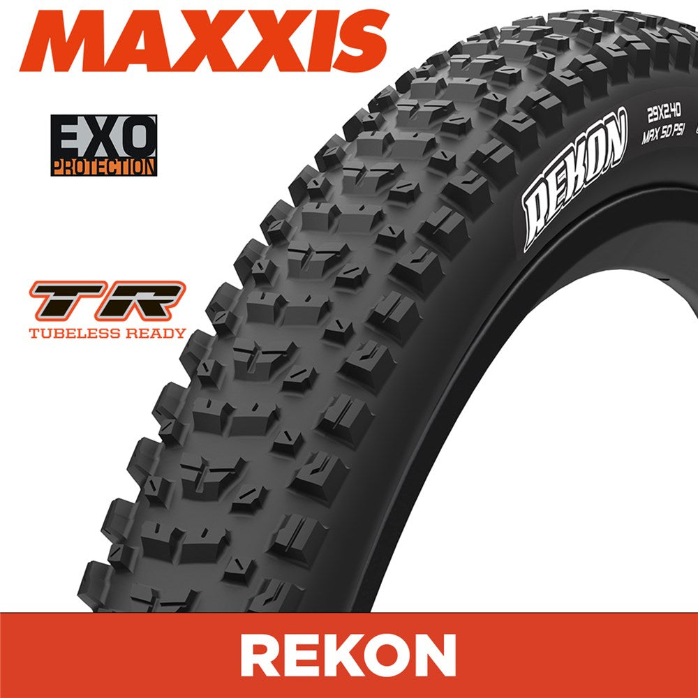 MAXXIS MOUNTAIN - REKON RACE - 27.5X2.00 - EXO / TR - Foldable 120 TPI E25