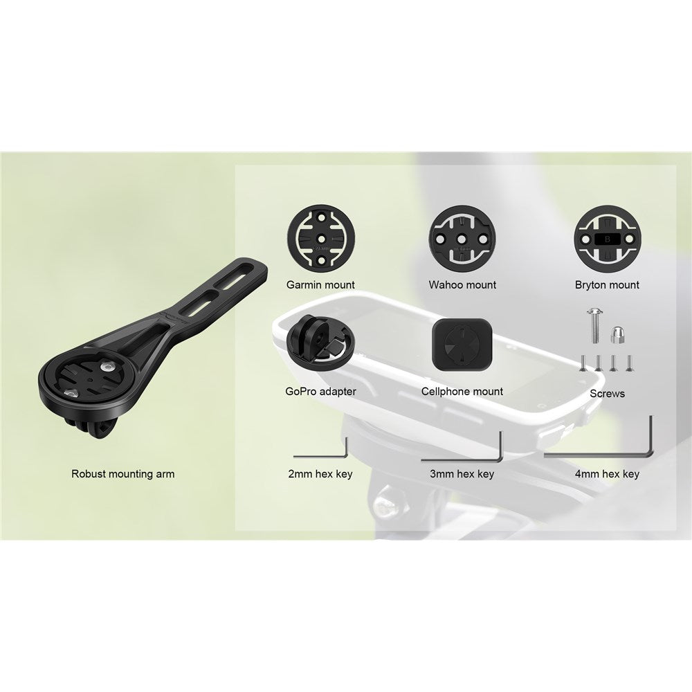 MAGICSHINE Garmin Upfront Mount for EVO series (plastic) - Suitable for ALLTY / MJ / MONTEER / RAY / EVO