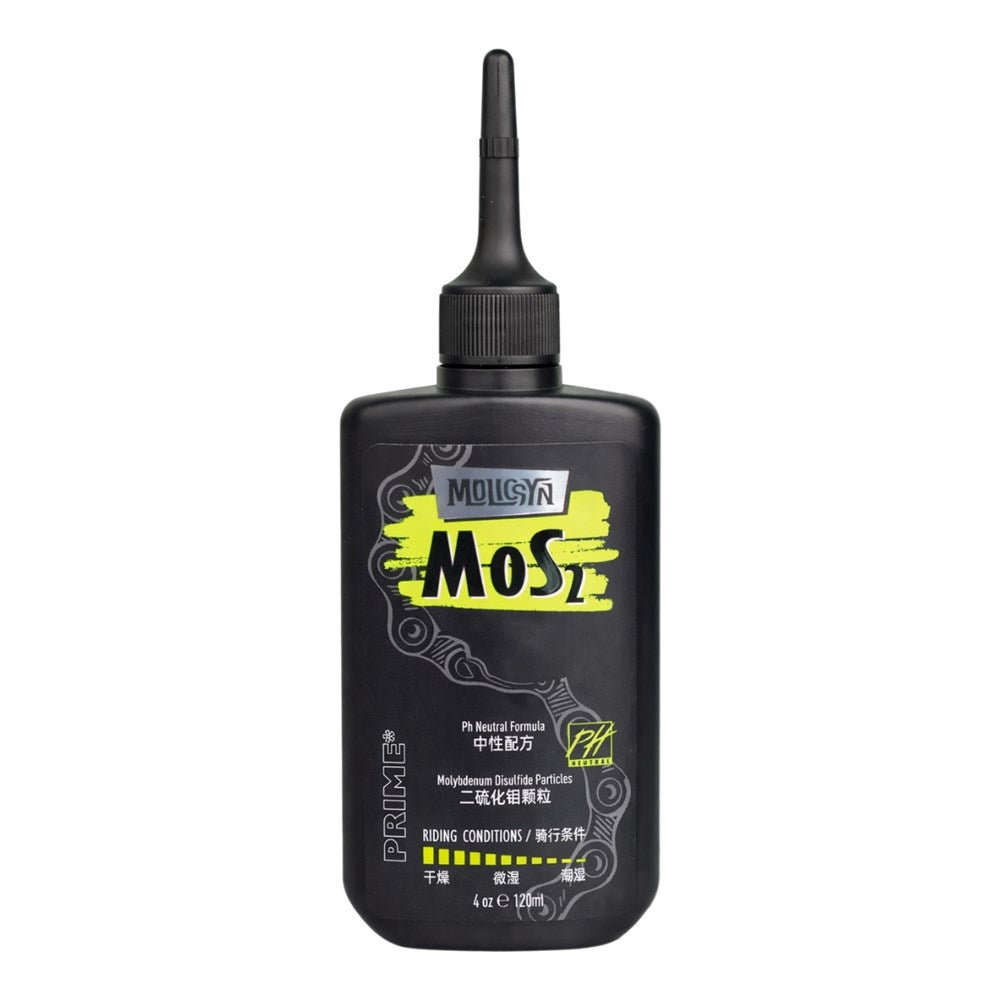 MolicSYN Prime MoS2 Molybdenum Disulfide Dry Chain Lubricant Chain Wax120ML
