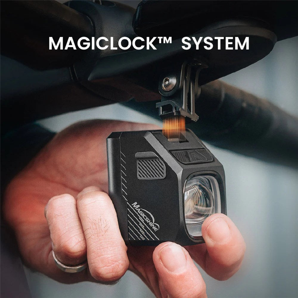 MAGICSHINE Front Light - EVO 1700 PRO Black - Undermount - Out-front Bar Mount - IPX6 USB-C