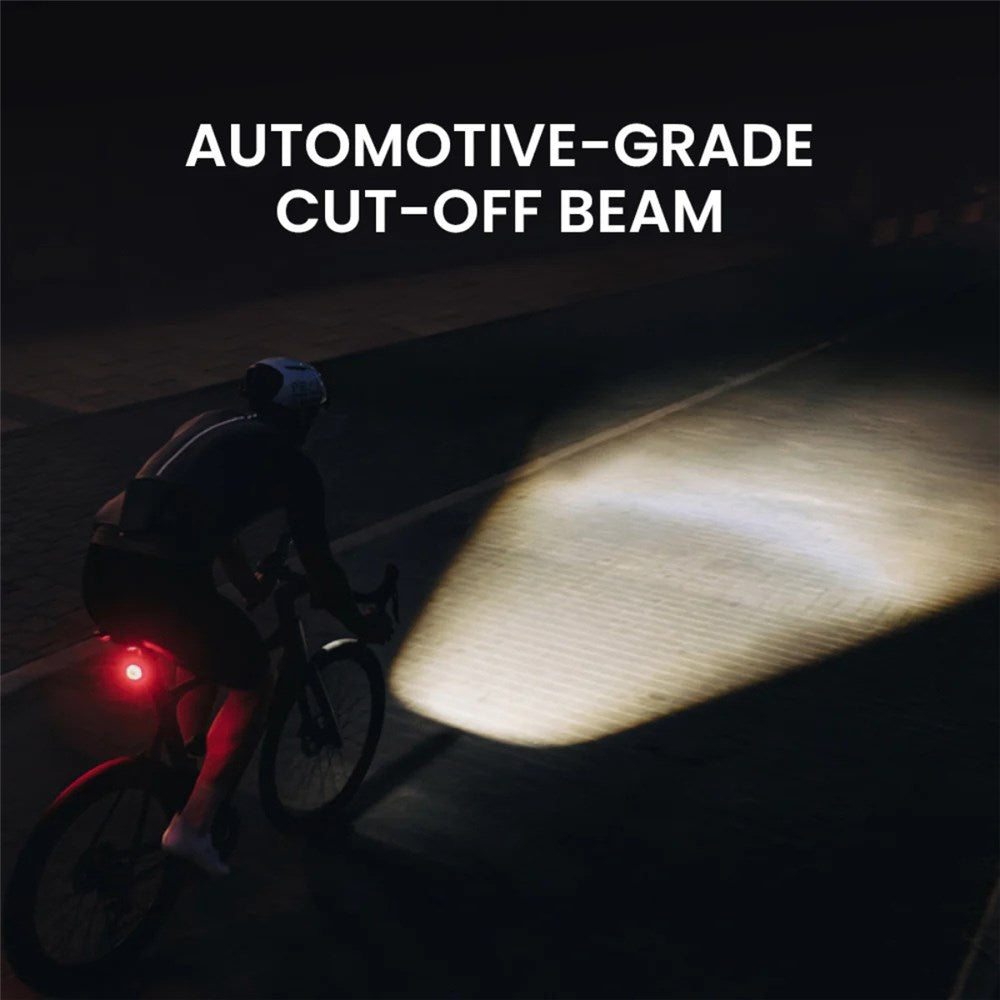 MAGICSHINE Front Light - EVO 1700 PRO Black - Undermount - Out-front Bar Mount - IPX6 USB-C