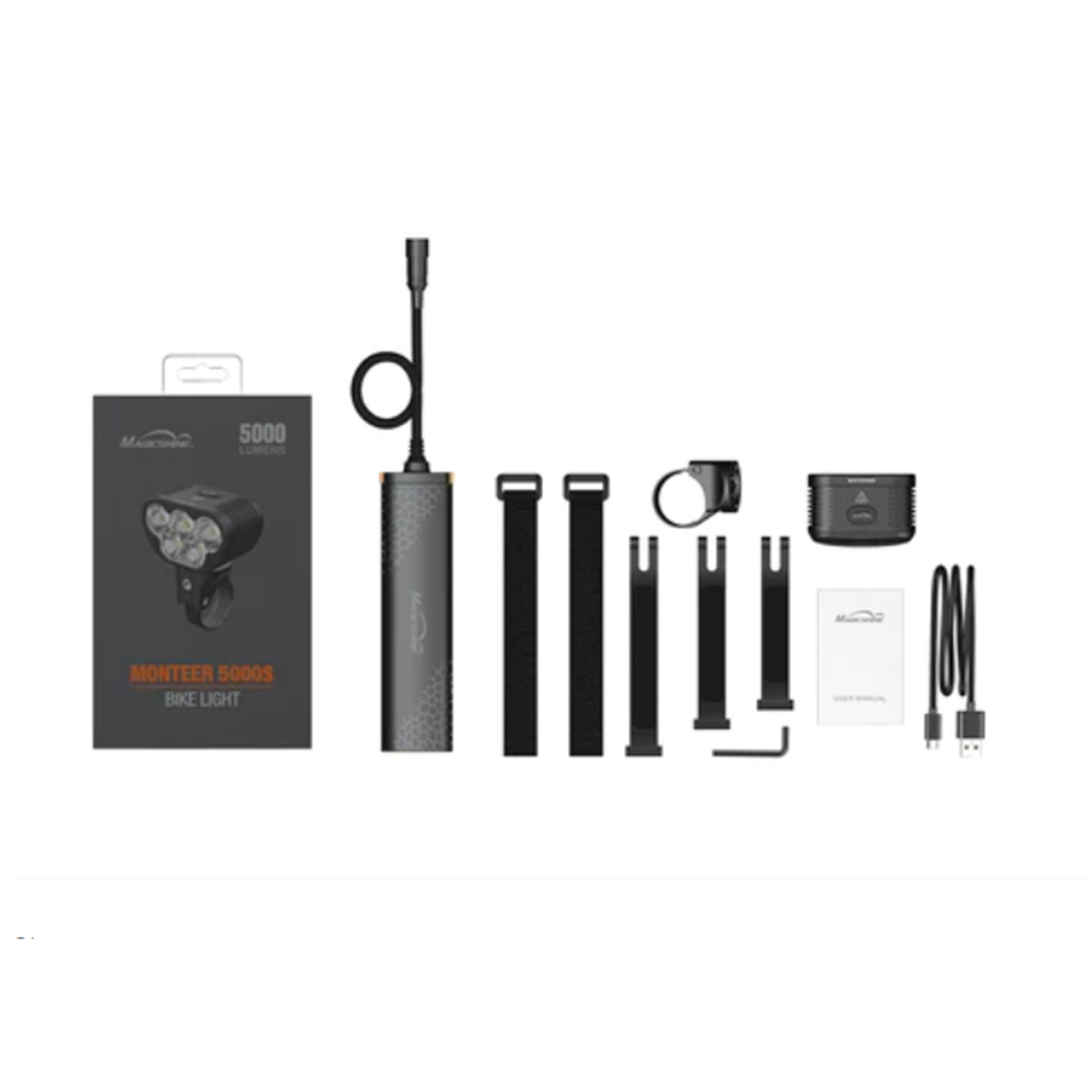 MAGICSHINE Highpower Front Light - Monteer 5000S Storm - 5000 Lumen - Garmin Mount