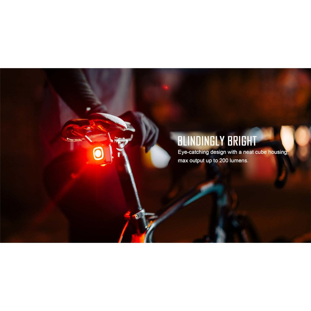 MAGICSHINE Rear Light - SeeMee 200 V3 - Brake & Ambient Light Sensor - USB-C - IPX6