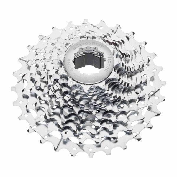 MICROSHIFT Cassette - CENTOS 11 CS-G110 - 11 Speed - 11-28T Silver with Alloy Spider