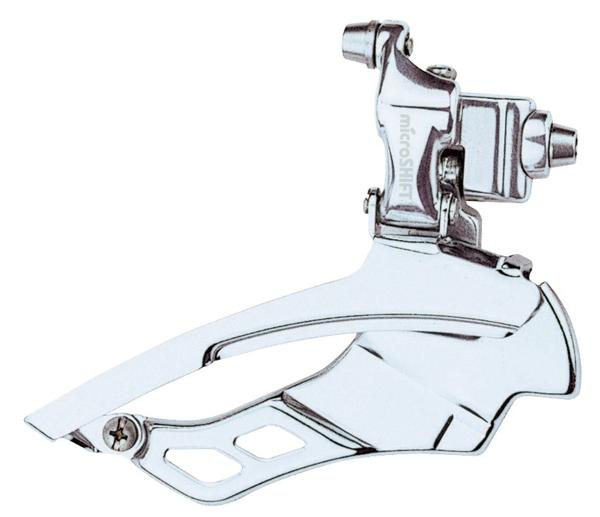 MICROSHIFT Front Derailleur - R10 FD-R732 - 3x10 speed - 52-39-30T - Braze-on Mount - Black