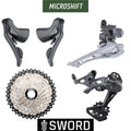 MICROSHIFT Groupset Gravel - Sword - 2x10 Drop Bar Shifter - 11-38T Steel Cassette