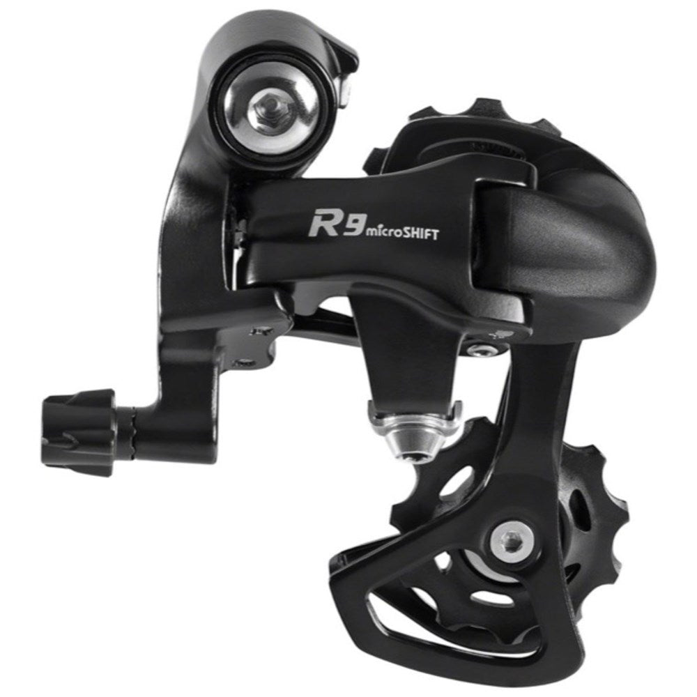MICROSHIFT Rear Derailleur - R9 RD-R42S - 2 x 9/10 Speed - Short Cage - 11-28T (Shimano Road) Black