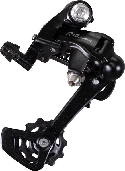 MICROSHIFT Rear Derailleur - R10 RD-R47 - 3x10 Speed - Long Cage - 11-28T - Black (Shimano Rd)