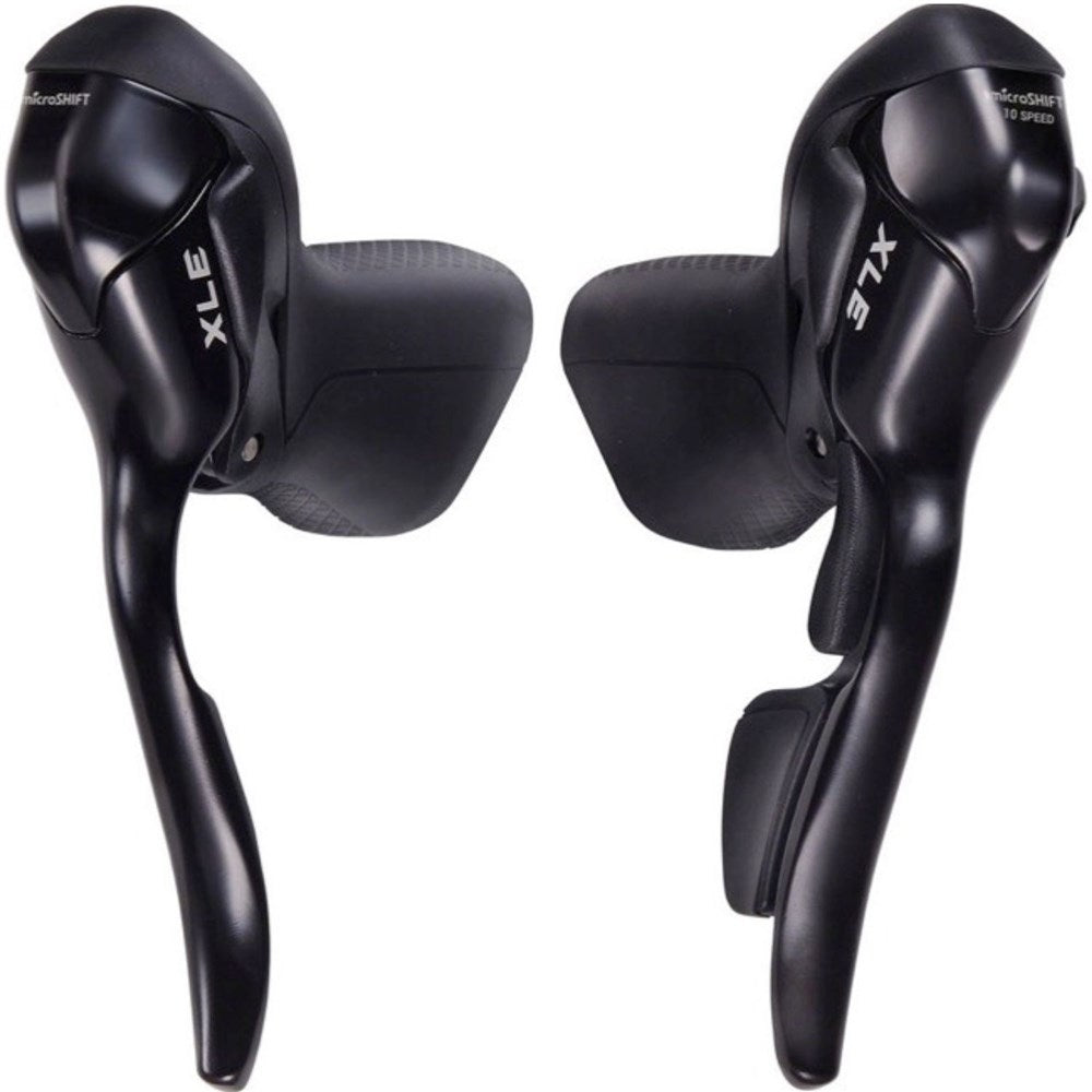 MICROSHIFT Drop Bar Shifter - XLE 10 SB-M100 - 1x10 Speed - Pair (Shimano Mountain)