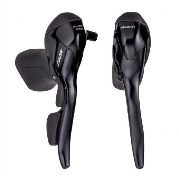 MICROSHIFT Drop Bar Shifter - ADVENT X SB-M100A - 1x10 Speed - Pair (Not Shimano)