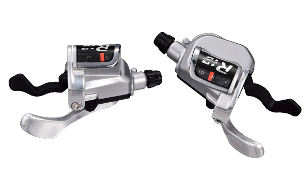 MICROSHIFT Xpress Shifter - R10 SL - R760 - 2x10 Speed - Gear Indicator - Pair (Shimano Road)
