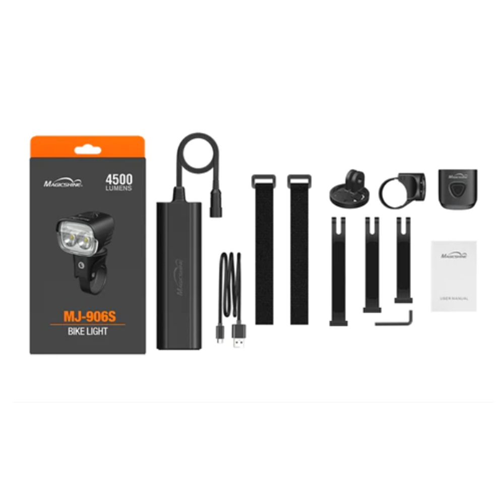 MAGICSHINE E-Bike Light 906S Motor & Battery Powered - Battery Inc - Max 4500 Lmns - No Cable
