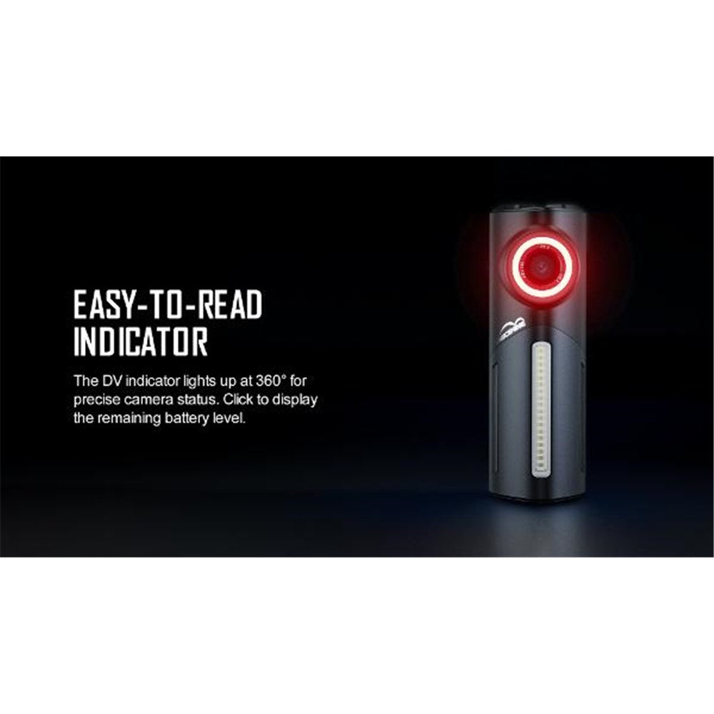 MAGICSHINE Rear Camera Light - SeeMee DV 1080P/30FPS - USB-C Charge - IPX6 - 110 HR Runtime