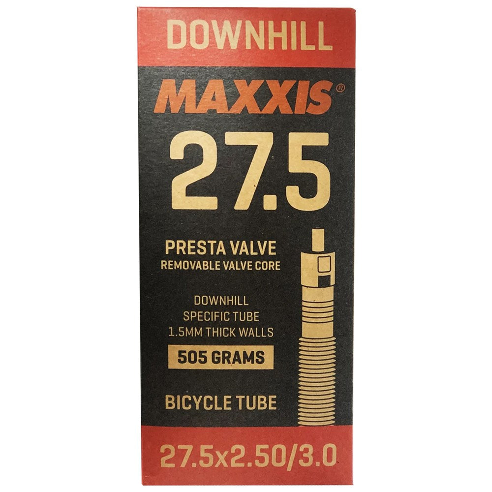 MAXXIS Tube - Downhill 1.5mm 27.5 x 2.5/3.0 - PV48 Removable Presta Valve Core