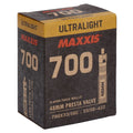 MAXXIS Tube - Ultralight 700 X 33/50 75g - PV48 Removable Presta Valve Core