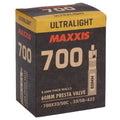 MAXXIS Tube - Ultralight 700 X 33/50 75g - PV60 Removable Presta Valve Core