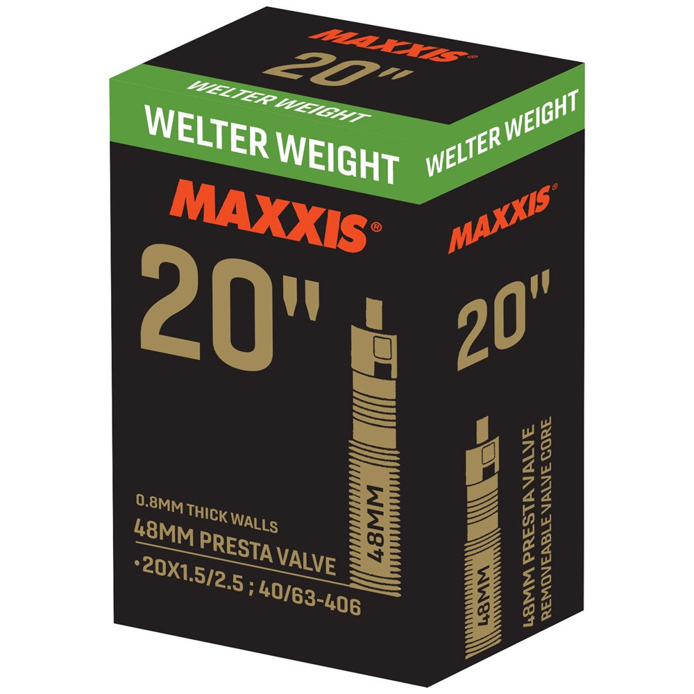 MAXXIS Tube - Welterweight - 20 x 1.5/2.5 - PV48 Removable Presta Valve Core