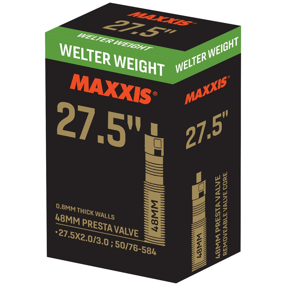 MAXXIS Tube - Welterweight 27.5 X 2.0/3.0 - PV48 Removable Presta Valve Core
