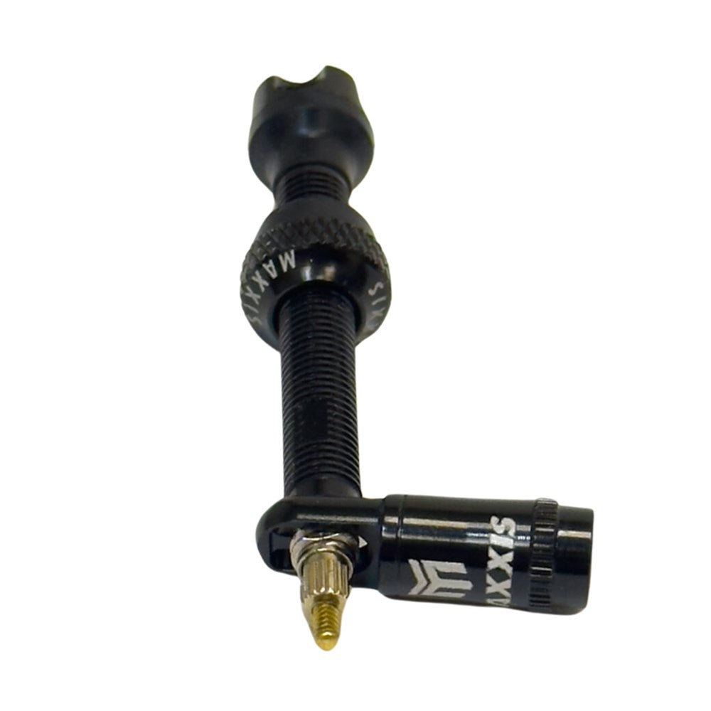 MAXXIS Maxxout Tubeless Valves - 50mm Presta - Alloy Tool Caps / Spare Cores / Presta to Schrader