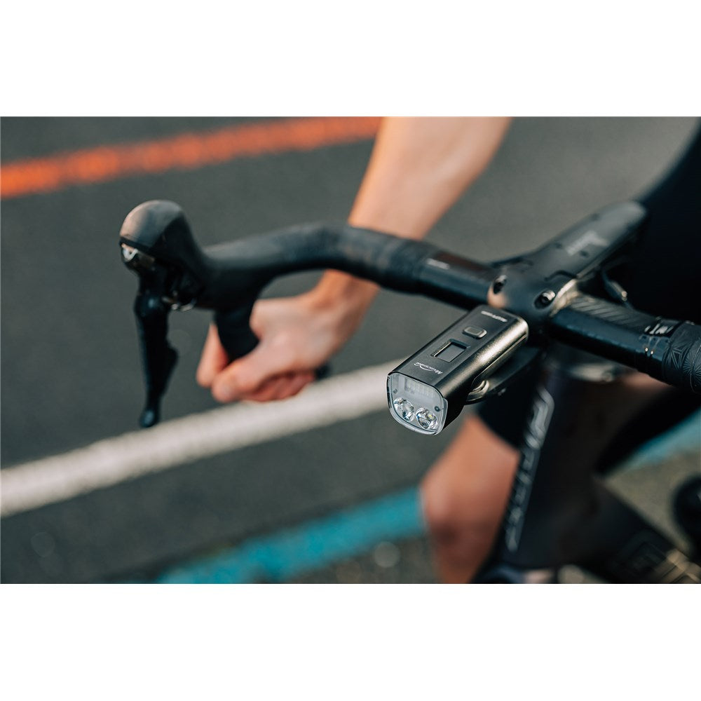 MAGICSHINE Front Light - ALLTY 2500S - Garmin and GoPro Mounts included - USB