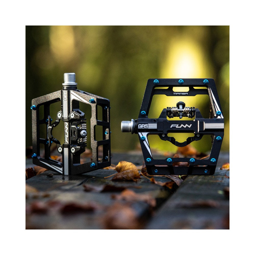 FUNN Pedal - Mamba - One Side Clip MTB Pedals SPD - Blue